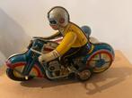 Vintage Blikken Motorfiets met Zijspan - Opwindbaar, Ophalen of Verzenden