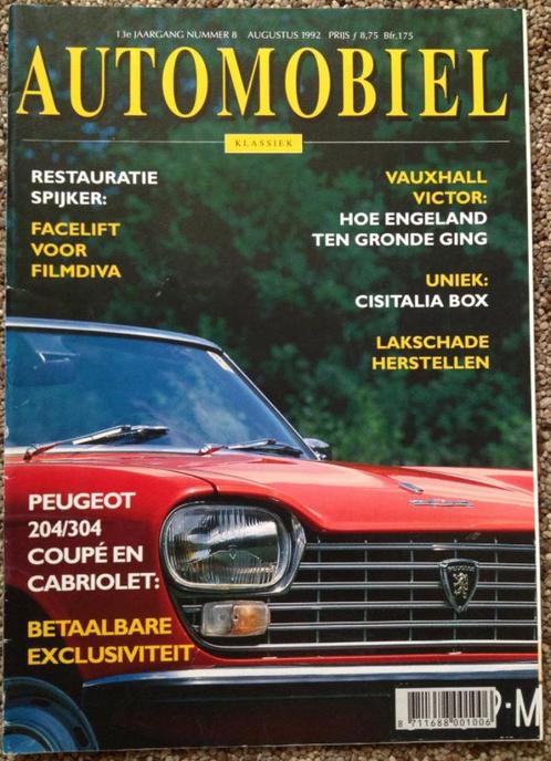Automobiel: Peugeot 204/304 Coupe/Cabrio, Spyker Genevieve, Boeken, Auto's | Folders en Tijdschriften, Gelezen, Algemeen, Ophalen of Verzenden