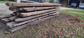 Hardhouten Schotten/Balken - Robuust & Uniek beschikbaar voor biedingen