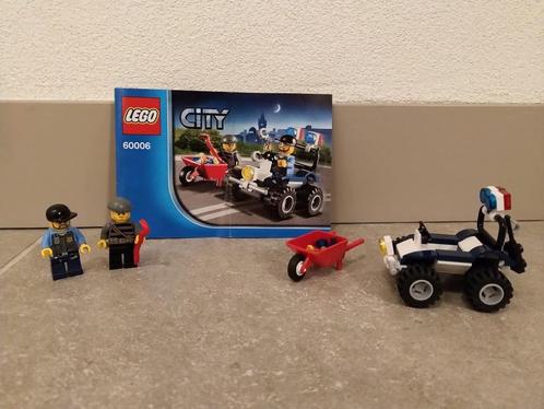 Lego City Politie Quad 60006, Kinderen en Baby's, Speelgoed | Duplo en Lego, Gebruikt, Lego, Complete set, Ophalen of Verzenden