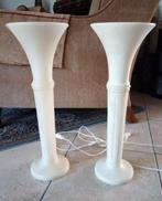 Onix / albast lampen set 55cm hoog van Hartog verlichting, Ophalen, 50 tot 75 cm