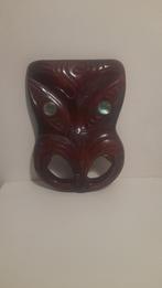 Origineel houten maori masker, nieuw zeeland, Antiek en Kunst, Ophalen of Verzenden