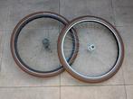 set wielen 26 inch, met nieuwe buitenbanden, Fietsen en Brommers, Ophalen, Gebruikt, Algemeen, Wiel