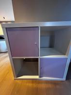IKEA kastje wit met paarse deurtjes, Huis en Inrichting, Ophalen, Gebruikt, 25 tot 50 cm, Minder dan 100 cm