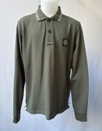 STONE ISLAND Groen KIDS long sleeve Polo shirt  Maat 12 jaar, Ophalen of Verzenden, Zo goed als nieuw, Stone Island, Shirt of Longsleeve