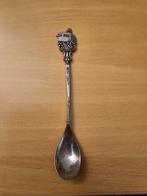 Zilveren souvenirlepel Ginkelduin met caravan, Ophalen of Verzenden