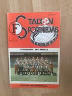 PROGRAMMABOEKJE FEYENOORD—PEC ZWOLLE 88-89, Ophalen of Verzenden, Zo goed als nieuw, Feyenoord, Overige typen