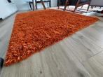 Vloerkleed oranje hoogpolig 240 x 170 cm, 200 cm of meer, 150 tot 200 cm, Gebruikt, Rechthoekig