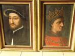 portret koning Roi Francois & Philippe Le Bon, Duc Bourgogne, Antiek en Kunst, Ophalen