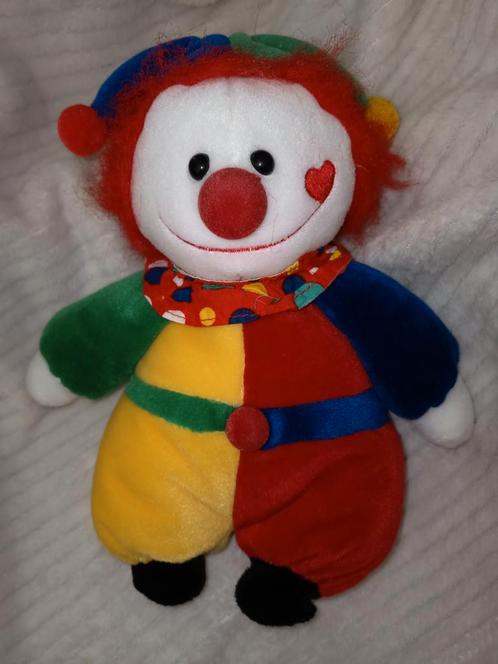 Vintage happy horse clown, 1993, 26 cm., Kinderen en Baby's, Speelgoed | Knuffels en Pluche, Gebruikt, Overige typen, Ophalen of Verzenden