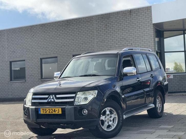 Mitsubishi Pajero 3.0 V6 GLS|7 Persoons DAK Leer Trekhaak, Auto's, Mitsubishi, Bedrijf, Te koop, Pajero, 4x4, ABS, Airconditioning