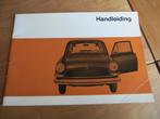 Instructieboek Volkswagen 1600, 1600 TL, 1600 Variant 1969, Ophalen of Verzenden