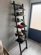 Zwart wandmeubel ladderrek – 185 cm, Ophalen, Zo goed als nieuw, Minder dan 150 cm, 150 tot 200 cm