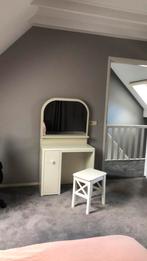 Make-up tafel met spiegel wit, Huis en Inrichting, Ophalen, Gebruikt