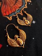 Scarabee oorbellen, Egyptische kever, Verzenden, Nieuw, Goud, Overige materialen