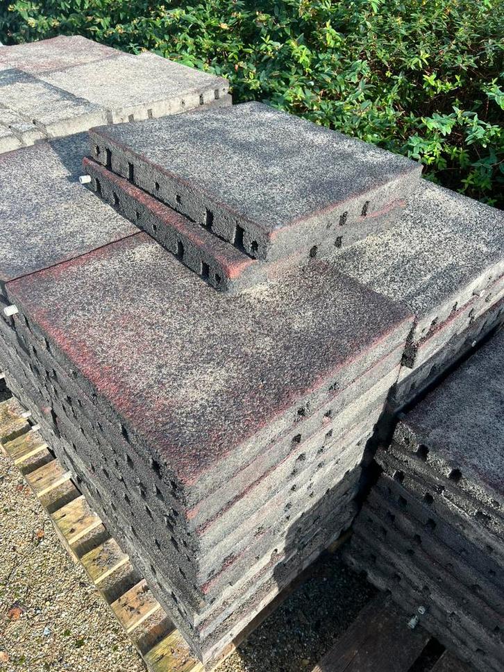 Rubberen tegels 50x50, Doe-het-zelf en Verbouw, Tegels, Ophalen