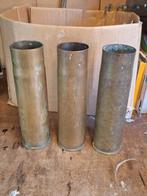 Oude lege hulzen 57mm Nordenfeldt 1897 en 1898, Verzamelen, Ophalen of Verzenden, Landmacht, Nederland, Hulzen of Bodemvondsten