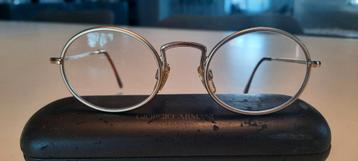 Vintage jaren 80 Giorgio Armani leesbril Unisex Goud montuur