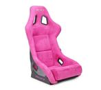 NRG Prisma Wonda Alcantara Roze Fuchsia Kuipstoel Sportstoel, Auto diversen, Tuning en Styling, Ophalen of Verzenden