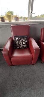 Fauteuil M/V Leer, Antiek en Kunst, Antiek | Meubels | Stoelen en Banken, Ophalen