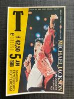 Oud Concert Kaartje MICHAEL JACKSON 5 Juni 1988 Rotterdam, Eén persoon, Juni