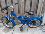 Popal kicks kinderfiets 16 inch blauw, Ophalen, Gebruikt, Handrem, Popal