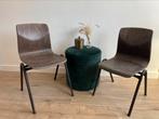 Vintage pagholz schoolstoelen set van 2 (thur op seat), Huis en Inrichting, Stoelen, Ophalen, Gebruikt, Twee, Bruin