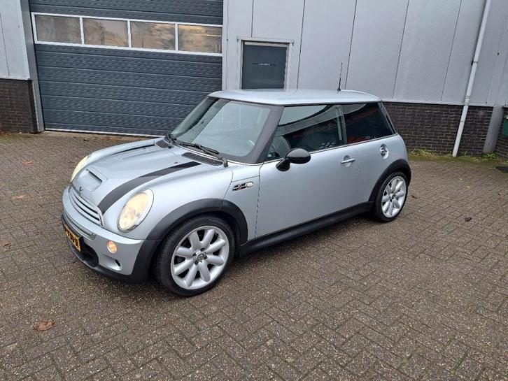 Mini 1.6 16V Cooper S 2003 Grijs, Auto's, Mini, Bedrijf, ABS, Airbags, Airconditioning, Centrale vergrendeling, Elektrische buitenspiegels