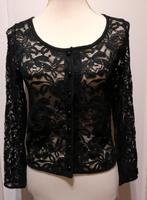 SUPER MOOI zwart kanten vestje mt. S, Kleding | Dames, Zwart, Nieuw, Ophalen of Verzenden, Maat 36 (S)