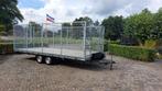 Hapert E3500 Plateau aanhangwagen (L+R kipper), Auto diversen, Aanhangers en Bagagewagens, Ophalen, Gebruikt