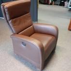 Relax fauteuil elektrisch verstelbaar,in goed staat, Ophalen, Gebruikt, Leer
