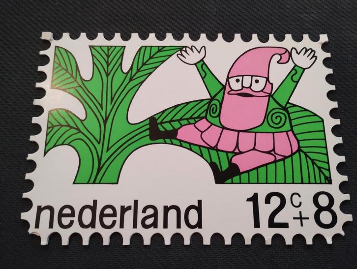 C Kinderpostzegel Bedankkaart uit 1968 met geschreven tekst., Postzegels en Munten, Postzegels | Nederland, Ophalen of Verzenden
