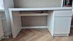 Wit Ikea Malm bureau, vandaag nog op te halen., Huis en Inrichting, Bureaus, Ophalen, Zo goed als nieuw, Bureau