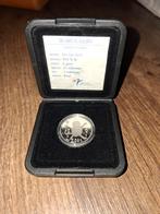 Laatste Gulden Herdenkingsmunt 2001, 1 gulden, Koningin Beatrix, Zilver, Ophalen of Verzenden