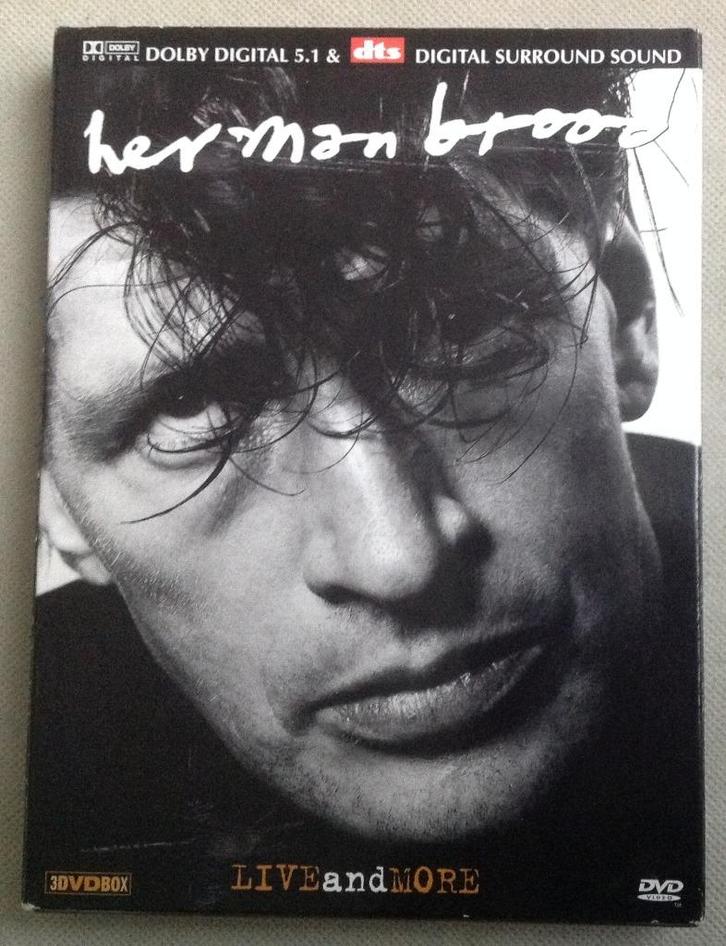 Herman Brood  Live & More (3DVD), Cd's en Dvd's, Dvd's | Muziek en Concerten, Gebruikt, Boxset, Alle leeftijden, Ophalen of Verzenden