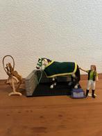 Schleich poetsplaats met toebehoren, Verzamelen, Speelgoed, Ophalen of Verzenden, Zo goed als nieuw