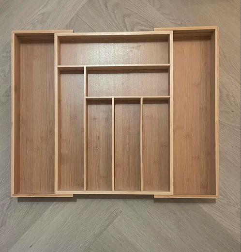 Uitschuifbare bestekbak 2x, Huis en Inrichting, Keuken | Bestek, Zo goed als nieuw, Overige materialen, Ophalen