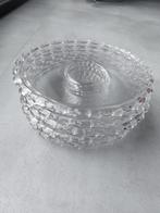 Glazen gebaks bordjes, Huis en Inrichting, Keuken | Servies, Ophalen, Glas of Glazen, Overige stijlen, Glas