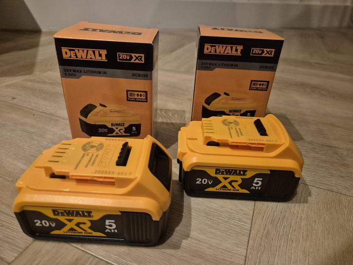 NIEUWE DeWalt 20V 5AH accu’s, Doe-het-zelf en Verbouw, Gereedschap | Machine-onderdelen en Toebehoren, Nieuw, Ophalen of Verzenden