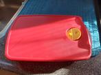 Tupperware chrystal plus rode bak., Huis en Inrichting, Keuken | Tupperware, Ophalen of Verzenden, Gebruikt, Rood, Overige typen