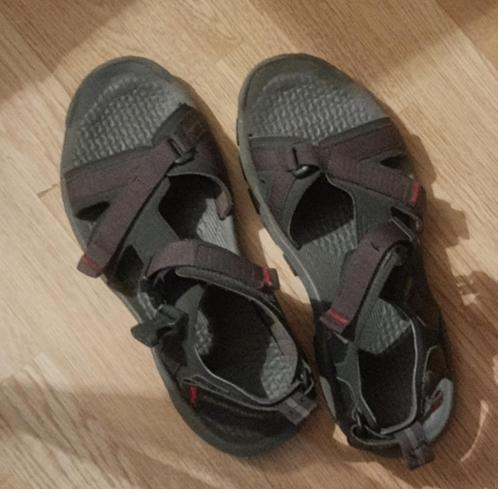 Sportieve Heren Sandalen (Quechua) Maat 44 met klittenband, Kleding | Heren, Schoenen, Gedragen, Sandalen, Zwart, Ophalen of Verzenden