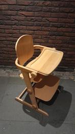 Kinderstoel meegroeistoel hout met eetblad, Kinderen en Baby's, Ophalen, Gebruikt, Meegroeistoel, Gordel(s)