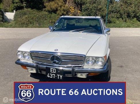 Mercedes-Benz 450 SL | 1972 | Route 66 Auctions, Auto's, Oldtimers, Bedrijf, Te koop, Mercedes-Benz, Benzine, Overige carrosserieën