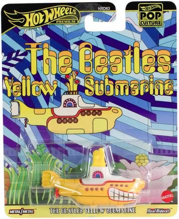 Hot Wheels Premium Beatles Yellow Submarine POP Culture beschikbaar voor biedingen