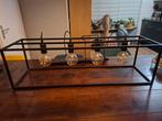 Hanglamp industrieel, inclusief lampjes, Ophalen of Verzenden, Zo goed als nieuw, Metaal, Minder dan 50 cm