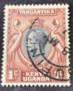 Kenya Uganda en Tanganyika 1938 KGV 1 C gebruikt, Overige landen, Verzenden, Gestempeld