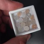 Titanium druzy cabochon mix grijs en oranjestraat, Ophalen of Verzenden, Zo goed als nieuw