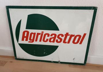 Reclamebord AGRICASTROL origineel jaren 60 beschikbaar voor biedingen