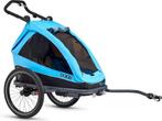 TaXXi S'Cool Kids Elite two Blue Fietskar, Ophalen of Verzenden, Zo goed als nieuw, Kinderkar, Vering