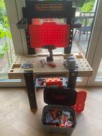 Smoby Black + Decker Bricolo Center speelgoed werkbank, Ophalen, Zo goed als nieuw